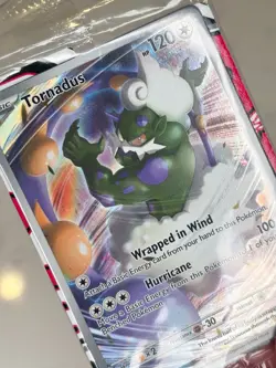Pokemon TCG Tornadus 210 S&V White Flare ETB Black Star Promo Card Sealed - Image 2