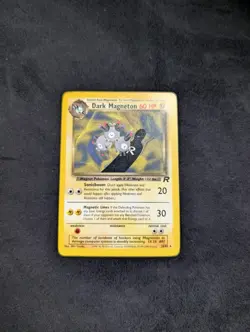Pokemon TCG Dark Magneton 28/82 Team Rocket Non-Holo Rare Card MP Condition - Image 1