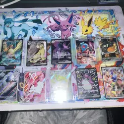 10 Card Pokemon Lot Full Arts Illustration Rares NM Destined Rivals Mega Promos - Image 1