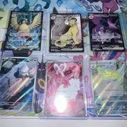 10 Card Pokemon Lot Full Arts Illustration Rares NM Destined Rivals Mega Promos - Image 2