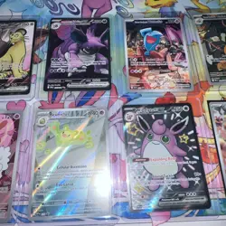 10 Card Pokemon Lot Full Arts Illustration Rares NM Destined Rivals Mega Promos - Image 3