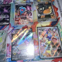 10 Card Pokemon Lot Full Arts Illustration Rares NM Destined Rivals Mega Promos - Image 4