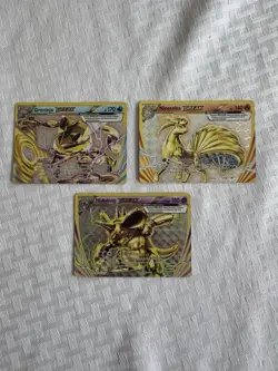 Pokemon XY Break Card Lot Of 3 Holo Cards Nidoking Greninja(MP) Ninetales - Image 1