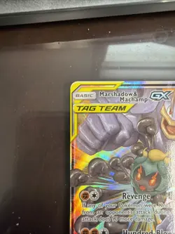 Pokemon TCG Marshadow & Machamp GX Holo Card 82/214 Sm-Unbroken Bonds - Image 4