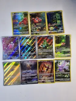 Pokemon TCG Lot Of 11 Special Illustration Rare Cards Iron Thorns Articuno - Image 1