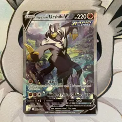 Pokemon Card TCG Rapid Strike Urshifu V Alternate Art Full Art Battle Styles NM - Image 1