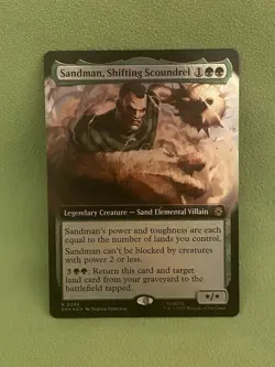 Sandman, Shifting Scoundrel Extended Art Foil 0266 Marvel’s Spider-Man Magic - Image 1