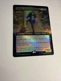 Morlun, Devourer Of Spiders - 257 -MTG: Marvel’s Spider-Man - Extended Art -FOIL - Image 1