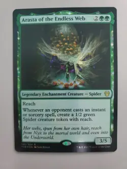 MTG Arasta of the Endless Web Theros Beyond Death Foil Rare - Image 1