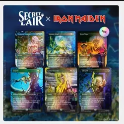 🔥 MTG Secret Lair PRESALE Iron Maiden: Album Art Foil Edition 🔥 - Image 1