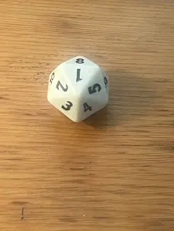 MTG Magic the Gathering 2000 Beatdown Spindown - Dice Die - Black Lotus - White - Image 2