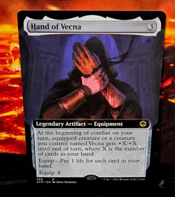 magic the gathering - Hand of Vecna - Legendary Artifact - Equipment - Rare - Image 1