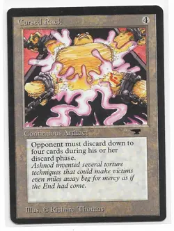 Magic the Gathering ~ MTG ~ 1x Cursed Rack ~ M/NM ~ Antiquities - Image 1
