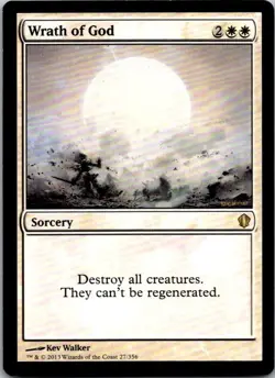 Wrath of God Commander 2013 MTG LP - Image 1