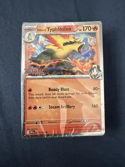 Pokemon Ethan's Typhlosion Stamped Destined Rivals Build and Battle Deck -Sealed - Image 1