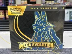 Pokemon TCG Mega Evolutions Elite Trainer Box Lucario Art New Sealed ETB - Image 1