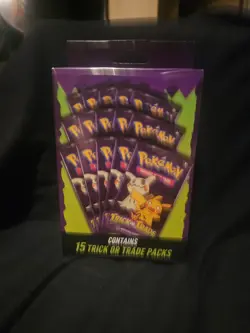 Pokemon Trick or Trade Booster Pack box 15 Packs 2025 Sealed Walgreens Exclusive - Image 2