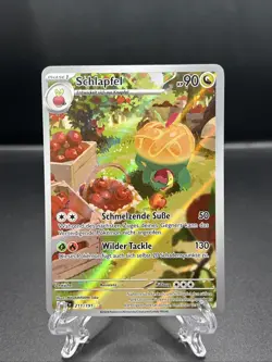 Pokemon Karte: Schlapfel 211/191 Sturmische Funken SSP Near Mint Deutsch - Image 1