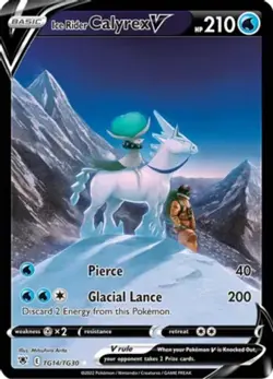 1x Ice Rider Calyrex V - TG14/TG30 - Trainer Gallery Ultra Rare NM-Mint Pokemon - Image 1