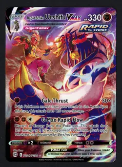Rapid Strike Urshifu VMAX TG21/TG30 Brilliant Stars Ultra Rare Pokemon TCG - Image 1