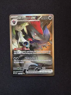 N’s Zoroark ex 185/159 SIR - Pokemon Journey Together - Pack Fresh - Image 1
