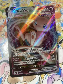Mew VMAX 114/264 Swsh08: Fusion Strike Holo Ultra Rare Pokemon TCG - Image 2