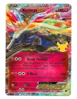 Xerneas EX 97/146 Ultra Rare Classic Collection Pokemon Celebrations - Image 1