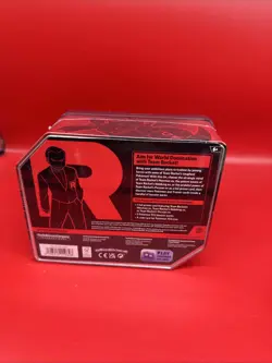 Pokemon TCG Destined Rivals Team Rocket Tin Mewtwo EX BRAND NEW SEALED IN HAND! - Image 2