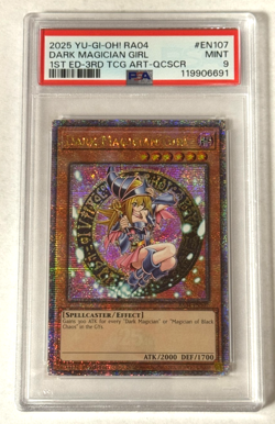 Dark Magician PSA 9 MINT 2025 Yu-Gi-Oh! Quarter Century Stampede #EN107 - Image 1