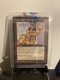 Magic: The Gathering Lion's Eye Diamond Mirage Regular Card LP Condition - Image 1