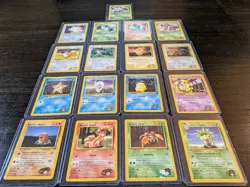 Pokemon Gym Heroes Jungle Team Rocket WOTC - LP Common/uncommon Pikachu, 17 Card - Image 1