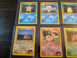 Pokemon Gym Heroes Jungle Team Rocket WOTC - LP Common/uncommon Pikachu, 17 Card - Image 2