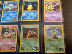 Pokemon Gym Heroes Jungle Team Rocket WOTC - LP Common/uncommon Pikachu, 17 Card - Image 3