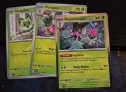 Meowscarada 018/159 Cosmos Holo Rare Journey Together Pokemon TCG Near Mint Card - Image 1