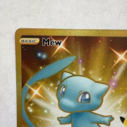 Pokemon Mew Holo Rare TCG Gold Card Celebrations 25th Anniversary 025/025 MINT - Image 3