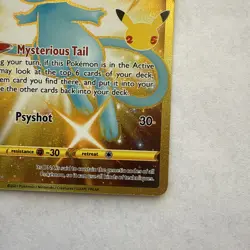 Pokemon Mew Holo Rare TCG Gold Card Celebrations 25th Anniversary 025/025 MINT - Image 5