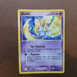 Jirachi 021 Promo Pokemon Card (Jirachi: Wish Maker Movie Promo) LP - Image 1