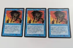 (3X) MTG "Force of Will" Alliances Magic The Gathering Cards - Image 1