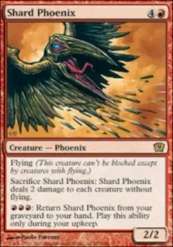 MTG: Shard Phoenix - Red Rare - 9th Edition- 9ED - Magic Card - Image 1