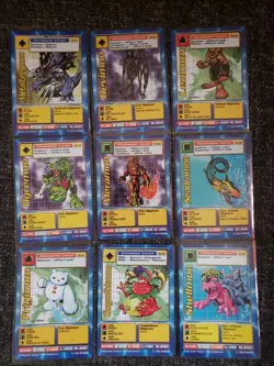 Almost Complete Vintage Digimon CCG Battle Series 1 Card Set 53/54 Piedmon ++++ - Image 2