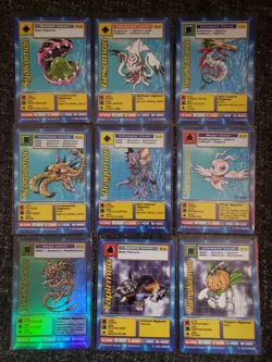 Almost Complete Vintage Digimon CCG Battle Series 1 Card Set 53/54 Piedmon ++++ - Image 5