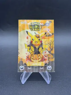 Pokemon Pikachu Lenticular Collectoons Halloween Card Peru US Seller - Image 1