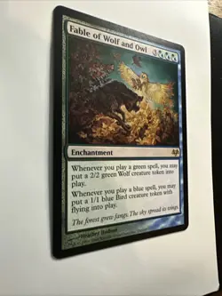 Fable of Wolf and Owl Eventide Regular 2008 Magic: The Gathering Card NM - Image 4