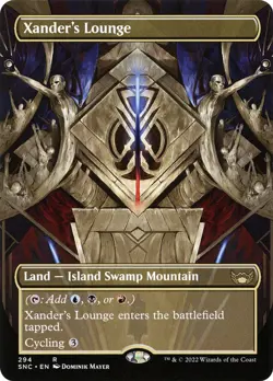 1 x Xander's Lounge - Borderless Streets of New Capenna NM, MTG Regular - Image 1