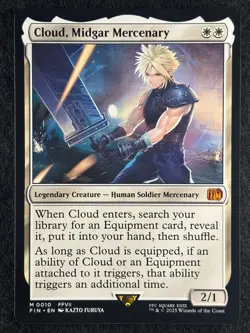 MTG Cloud, Midgar Mercenary - FINAL FANTASY (FIN) #0010 - Magic the Gathering - Image 1