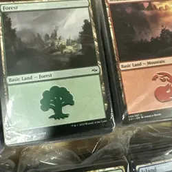 MAGIC The Gathering MTG 8 Sealed Basic Land Packs of 75 - Various Sets as Shown - Image 3