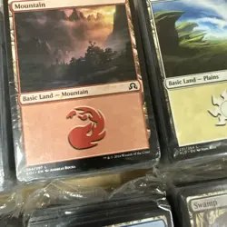 MAGIC The Gathering MTG 8 Sealed Basic Land Packs of 75 - Various Sets as Shown - Image 4