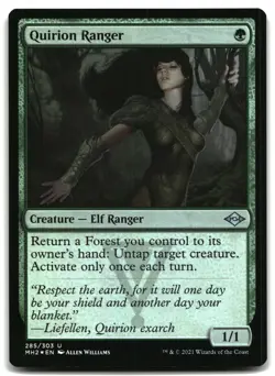 MTG Quirion Ranger FOIL U Modern Horizons 2 285 LP - Image 1