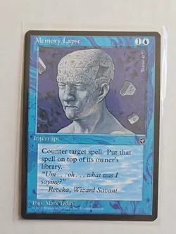 Memory Lapse (Art A) - Homelands - MP - MTG Magic - Common - Instant - Image 1
