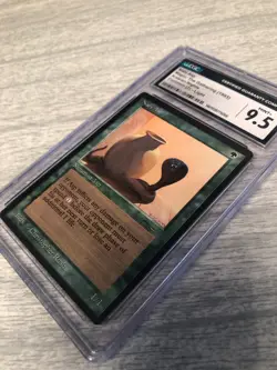 CGC 9.5 (Mint+) Naf's Asp Light MTG Arabian Nights Magic FREE SHIPPING - Image 3